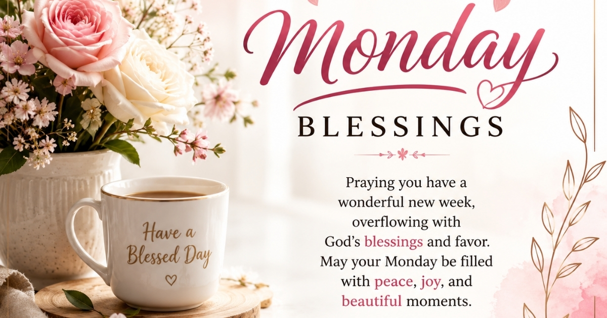 Happy Monday Blessings