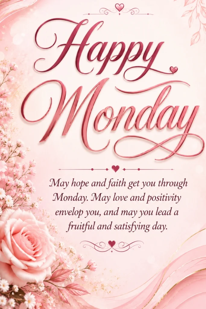 Happy and Blessed Monday