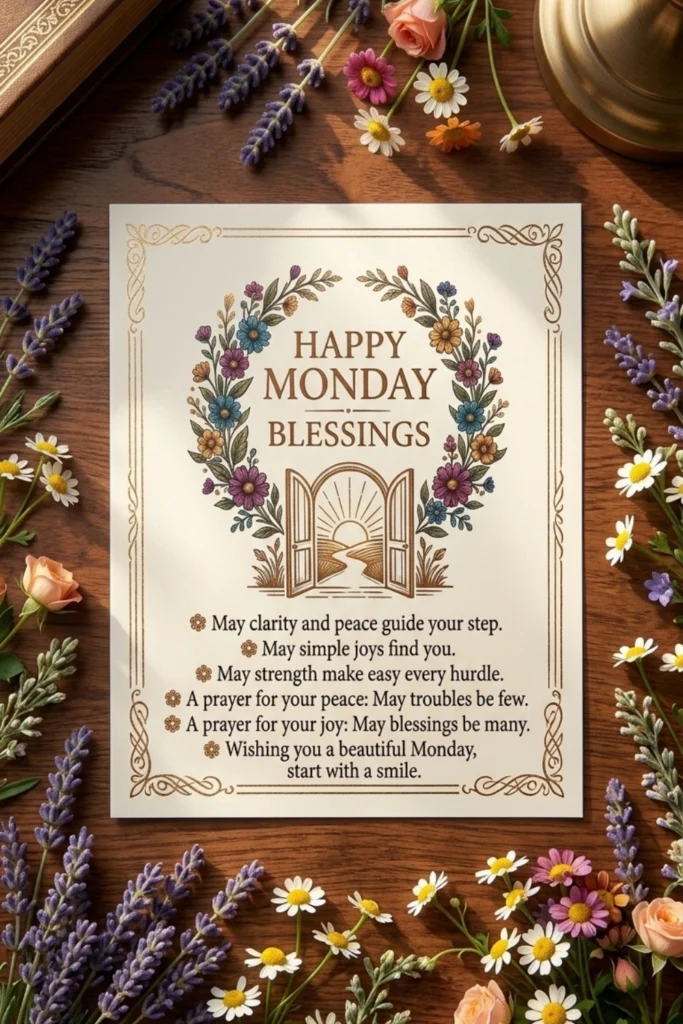 Monday Blessings and Prayers